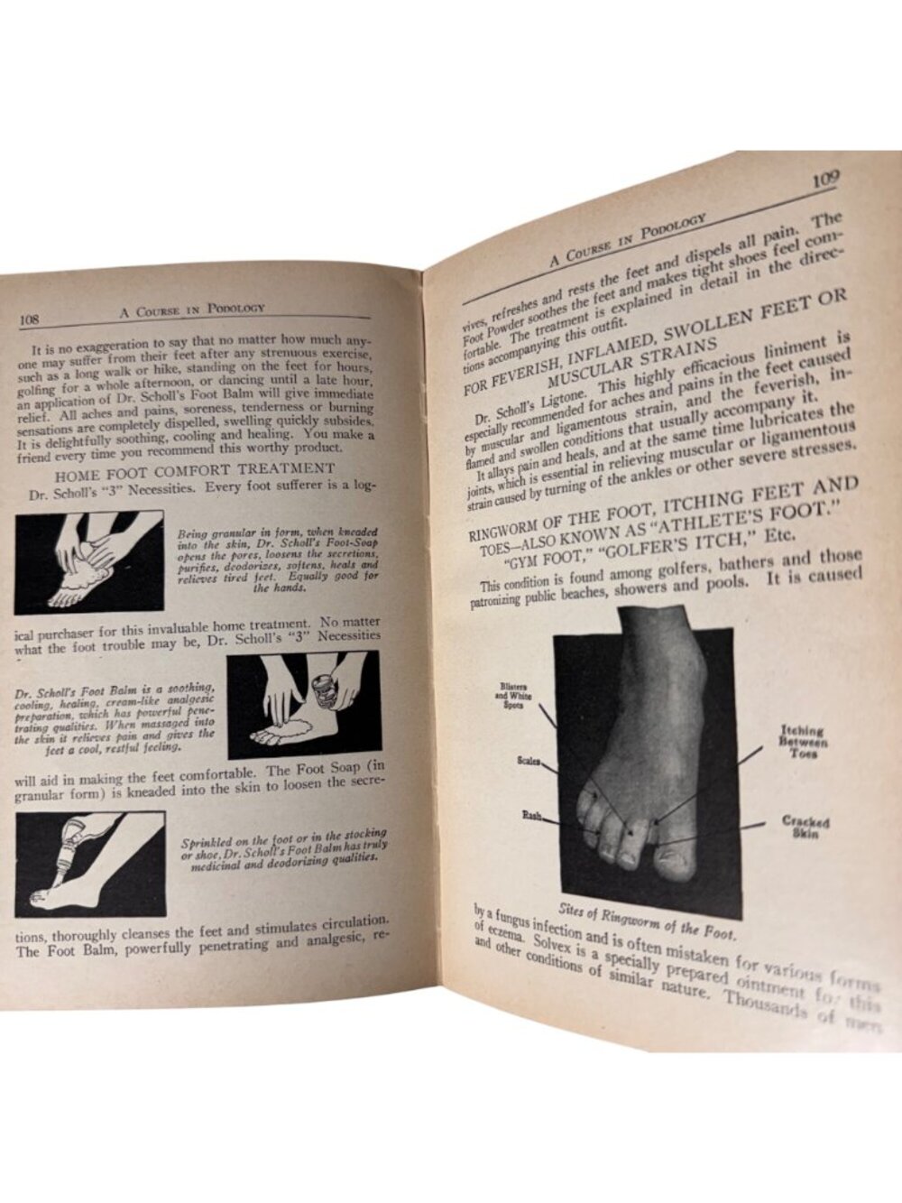 A Course in Podology National School of Podology Illust 1st Edition 1932 HC Book - Picture 14 of 16
